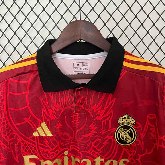 Maillot 2024/25 Real Madrid Concept Dragon Rouge