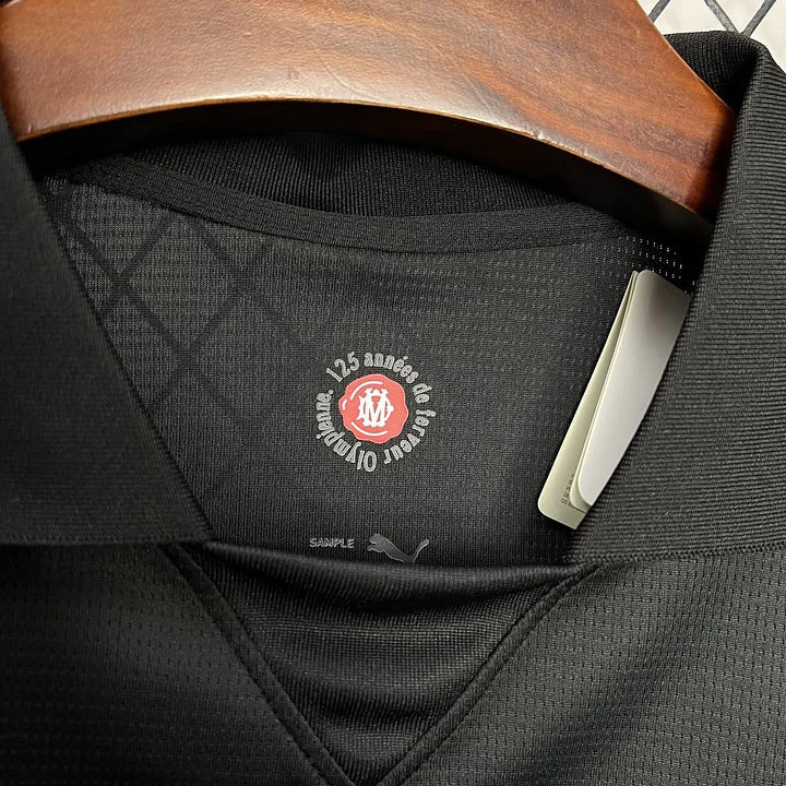 Maillot Olympique de Marseille foot 125 ans 2024 2025 OM noir