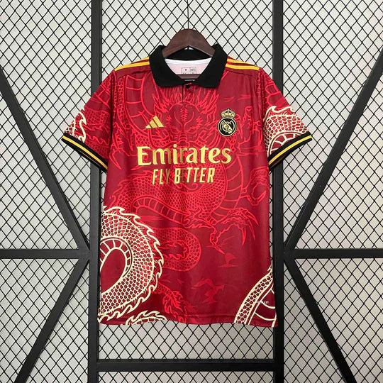 Maillot 2024/25 Real Madrid Concept Dragon Rouge