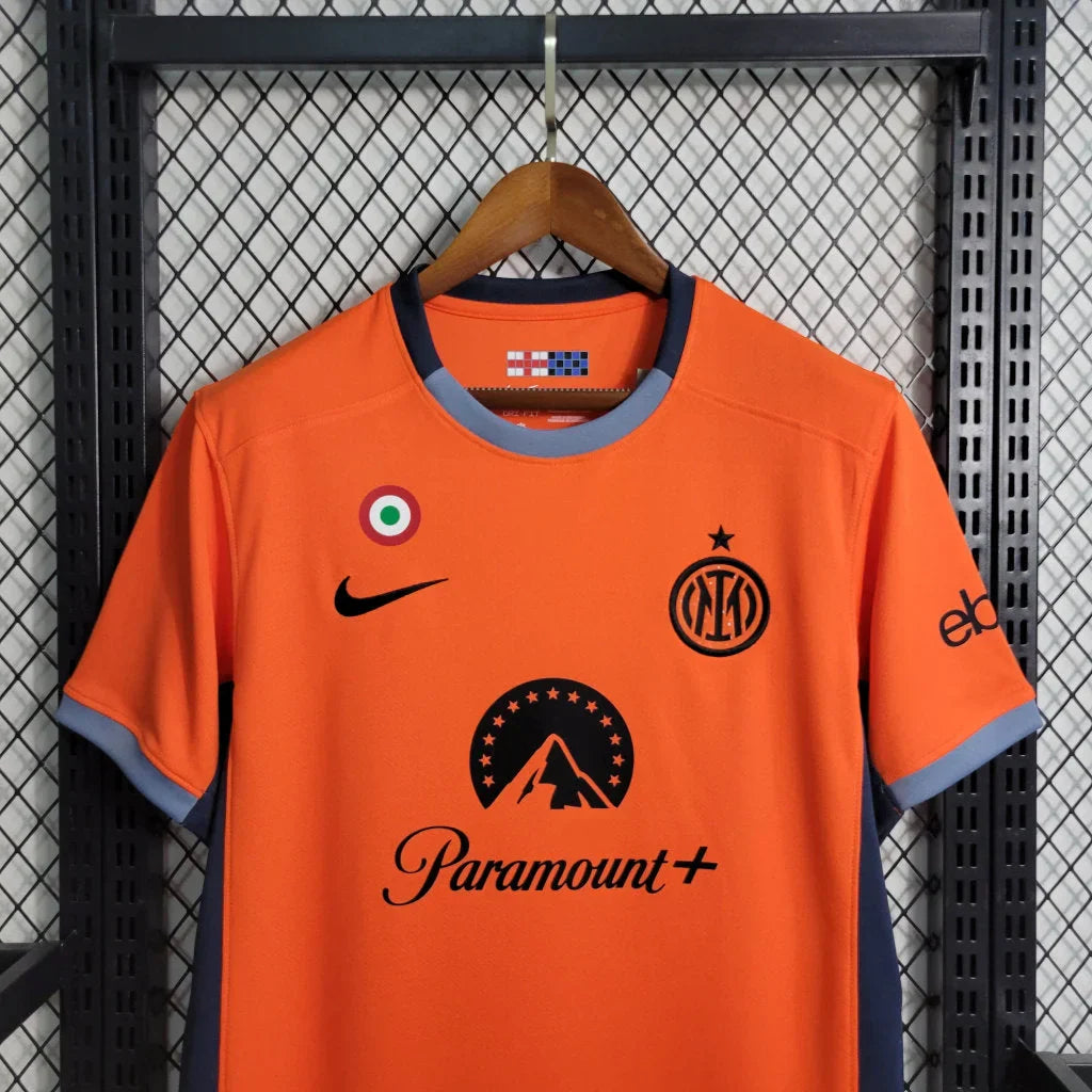 Maillot Inter Milan Foot Third Orange 2023 2024