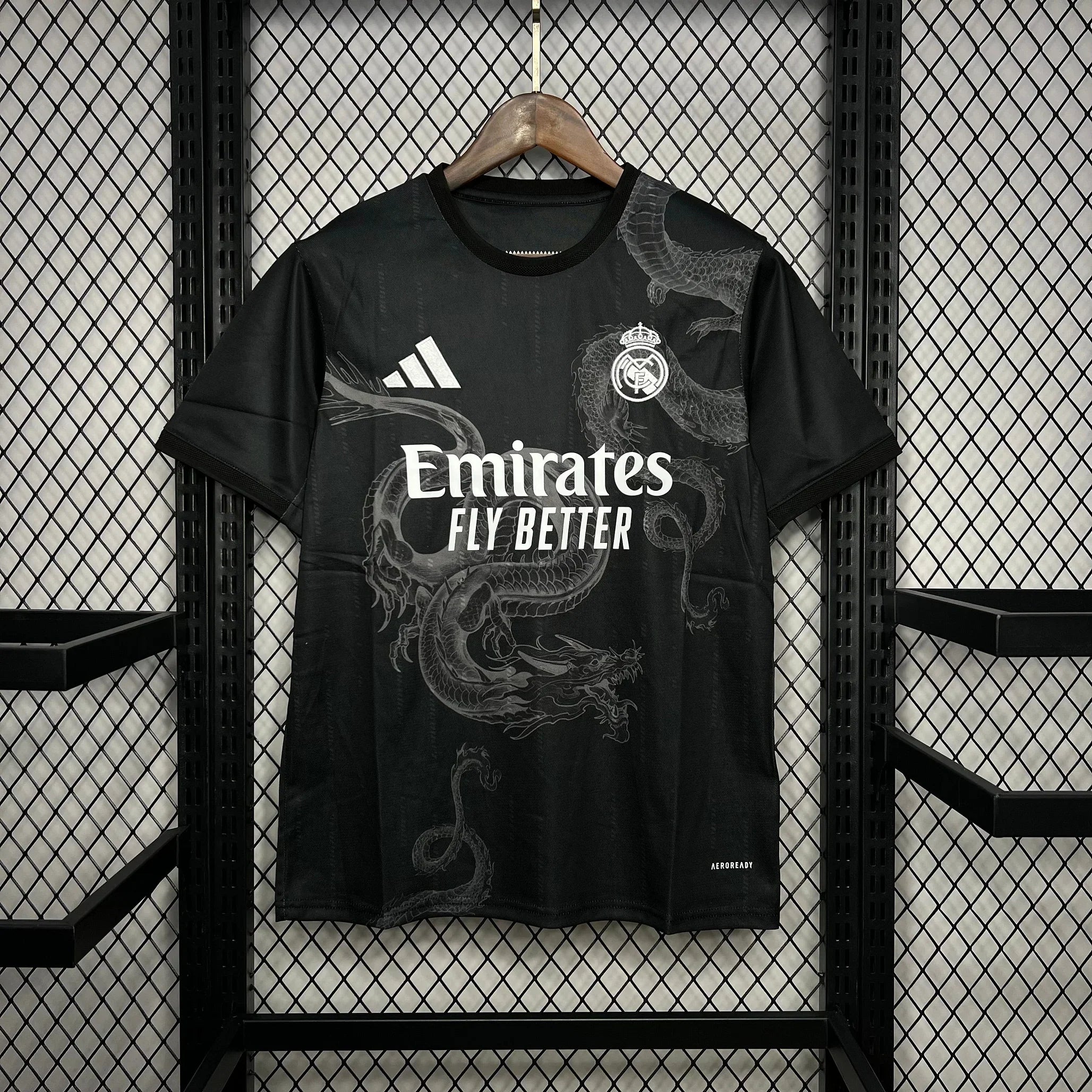 Maillot Real Madrid foot 2024 2025 Noir