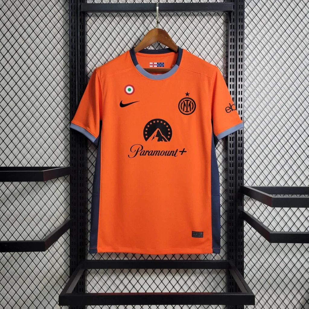Maillot Inter Milan  Foot Third Orange 2023 2024