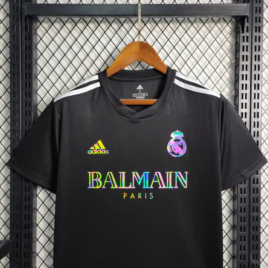 Maillot Real Madrid foot Balmain Noir 2023 2024