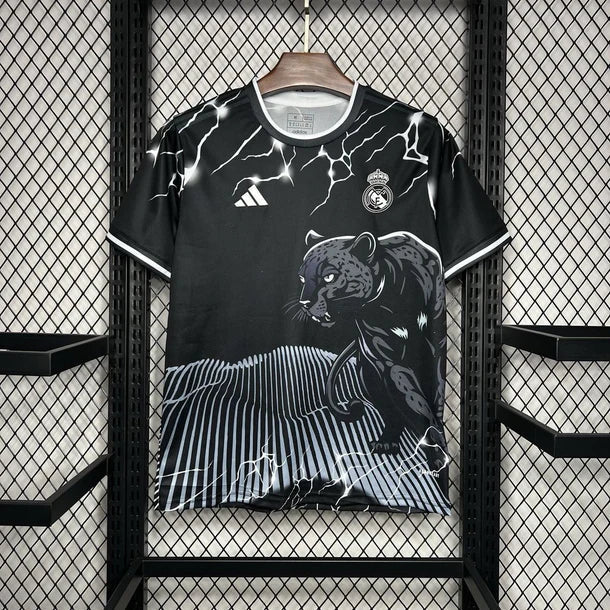 Maillot Real Madrid Noir & Gris Panther 2024/25